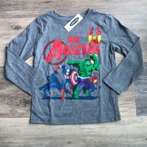 🔥NWT Marvel Long Sleeve Tee